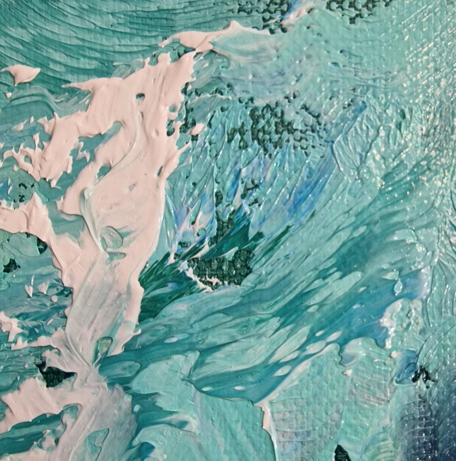 The painting begins to behave like a living visual environment